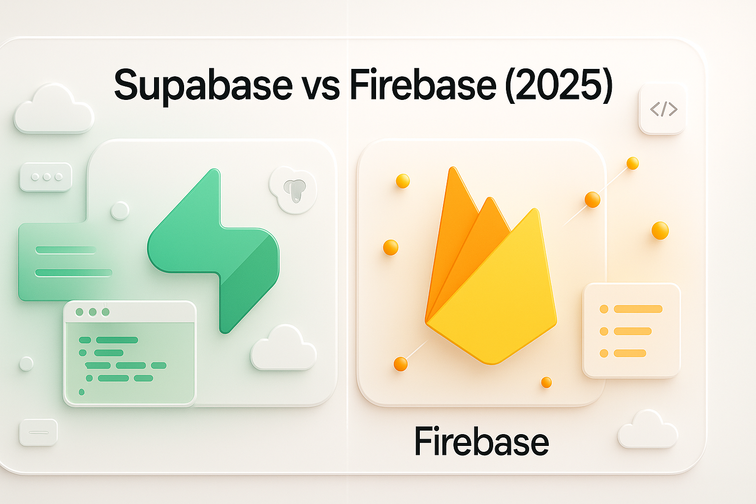 Supabase vs Firebase in 2025